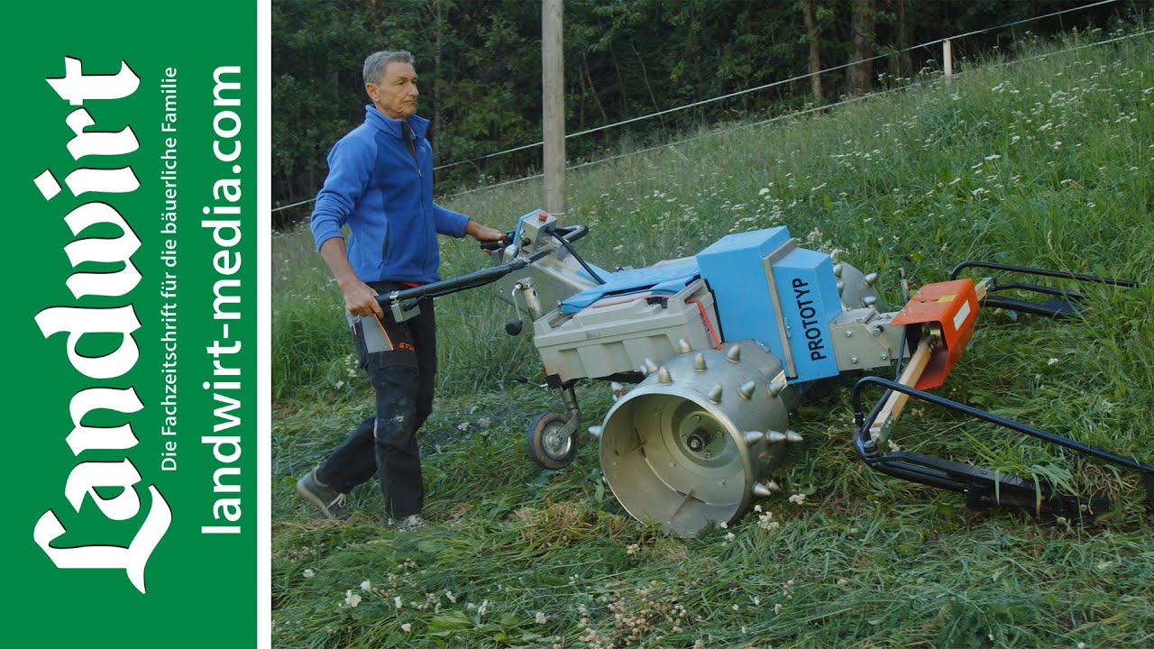 Akku-Motormäher selbst gebaut | landwirt-media.com