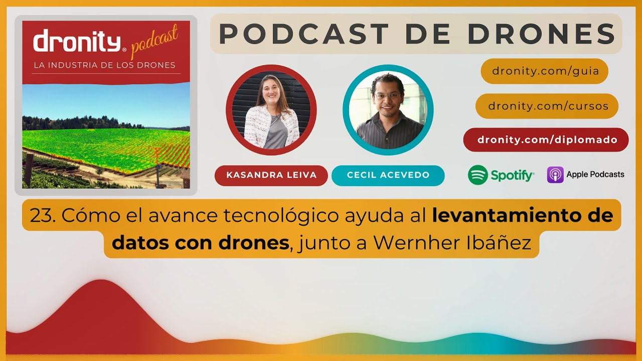 23. Cómo el avance tecnológico ayuda al levantamiento de datos con drones, junto a Wernher Ibáñez