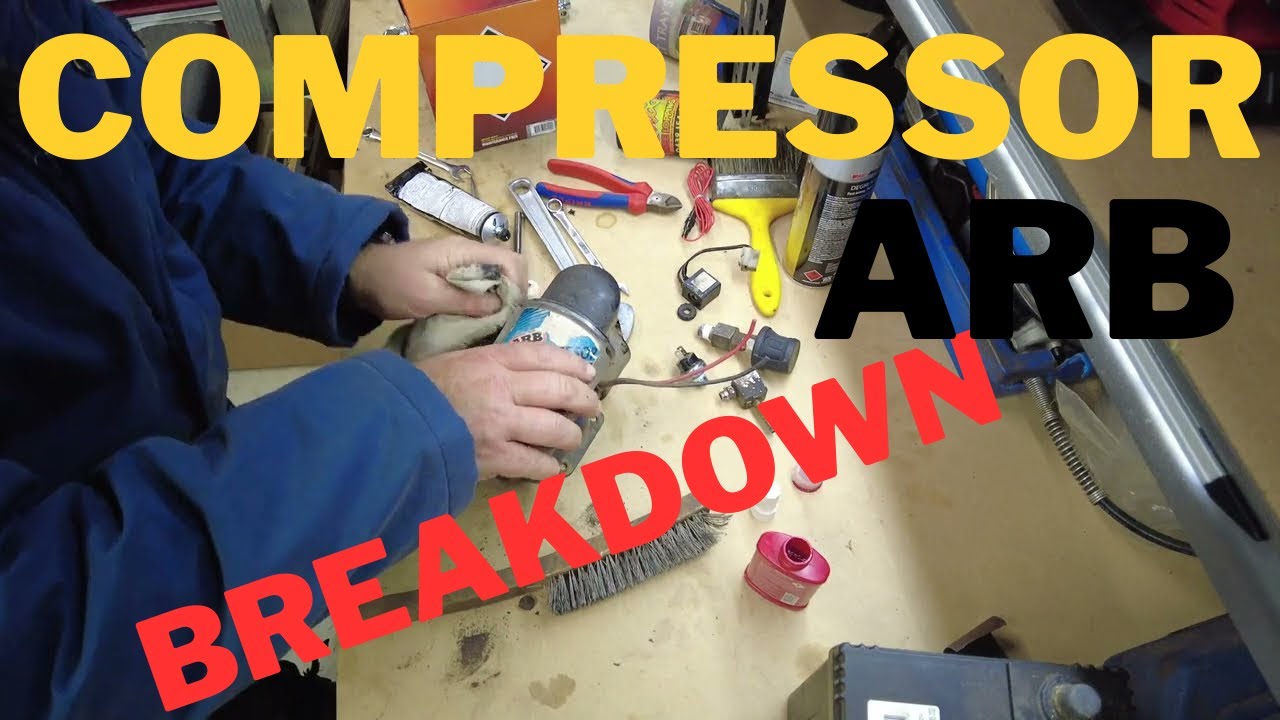 fixing the arb air compressor in GQ patrol again but properly