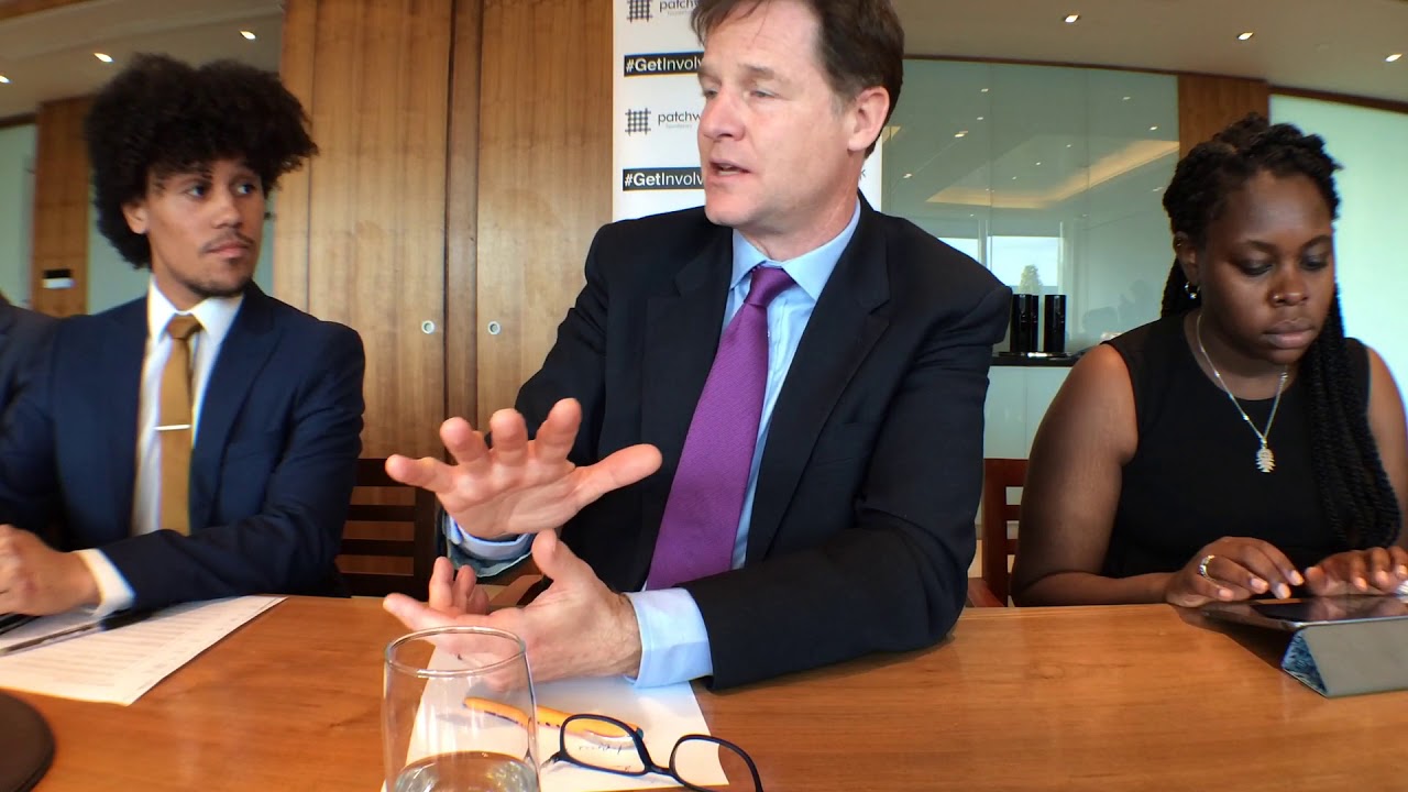 Masterclass Rt Hon Sir Nick Clegg