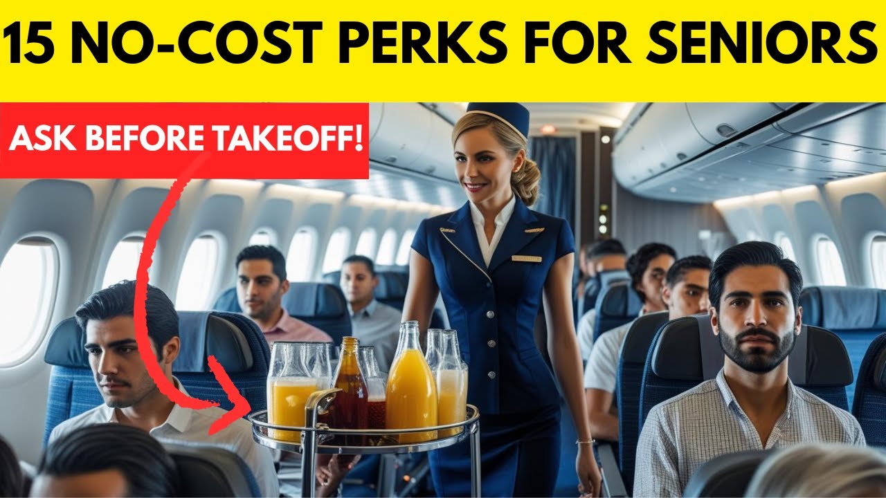 15 Free Flight Perks Seniors Often Miss on Airlines || Air Travel Hacks