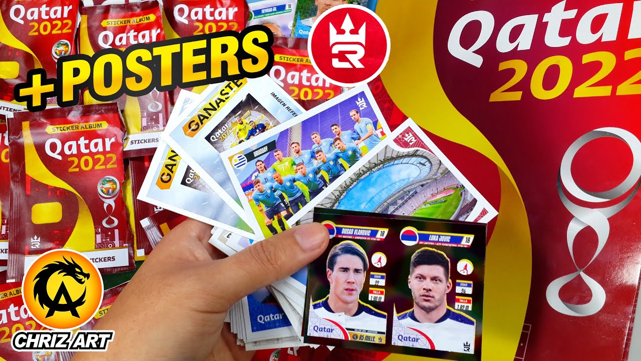 Apertura de Varios Sobres QATAR 2022 Mundial 3 Reyes - Completo mi Álbum ? | CHRIZ ART