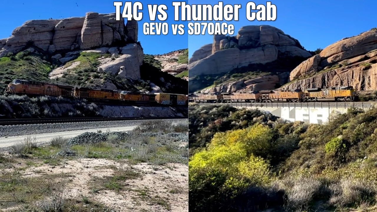 GE T4C vs EMD Thunder Cab — Two Days at Sullivan’s Curve