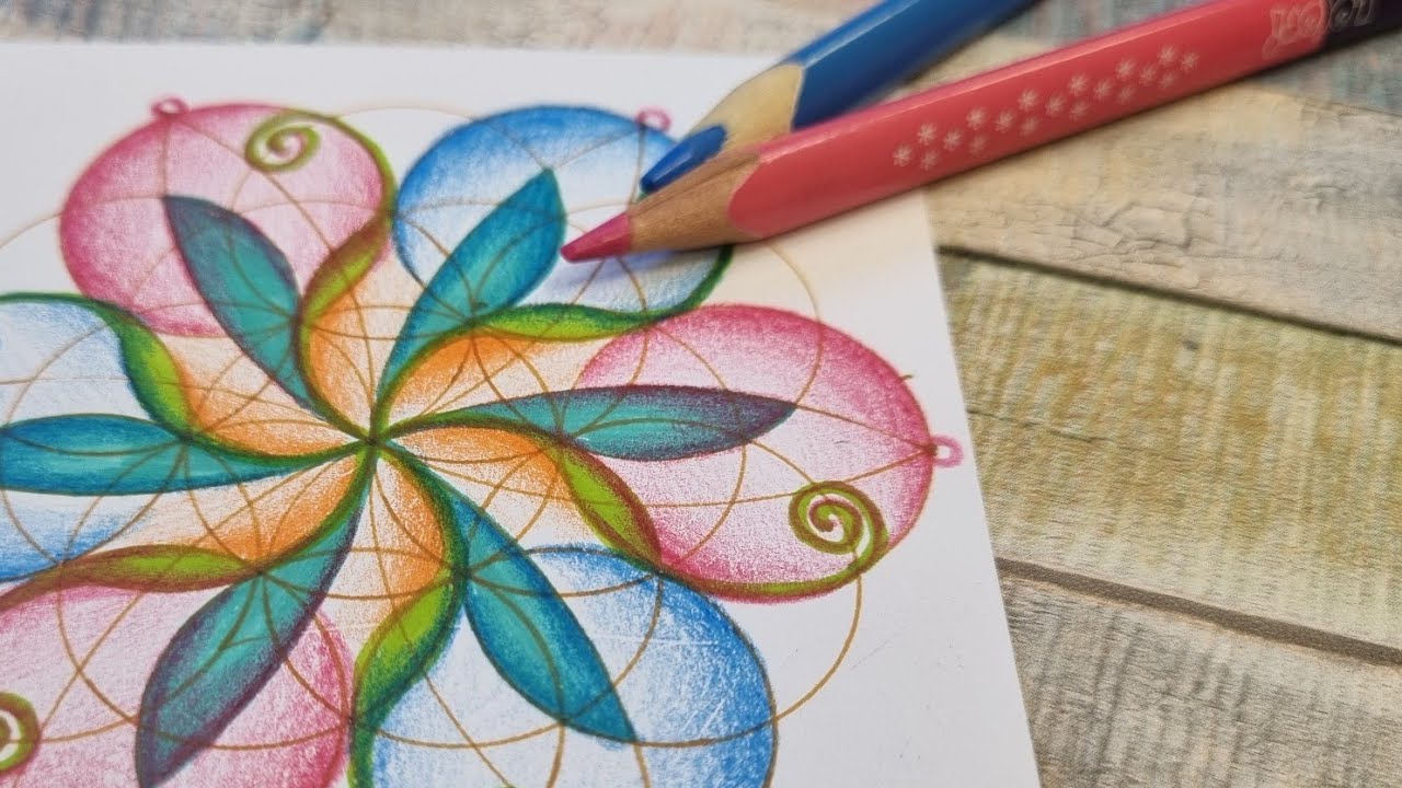 Sacred Geometry Drawing Meditation | Intuitive Art Process for Relaxation