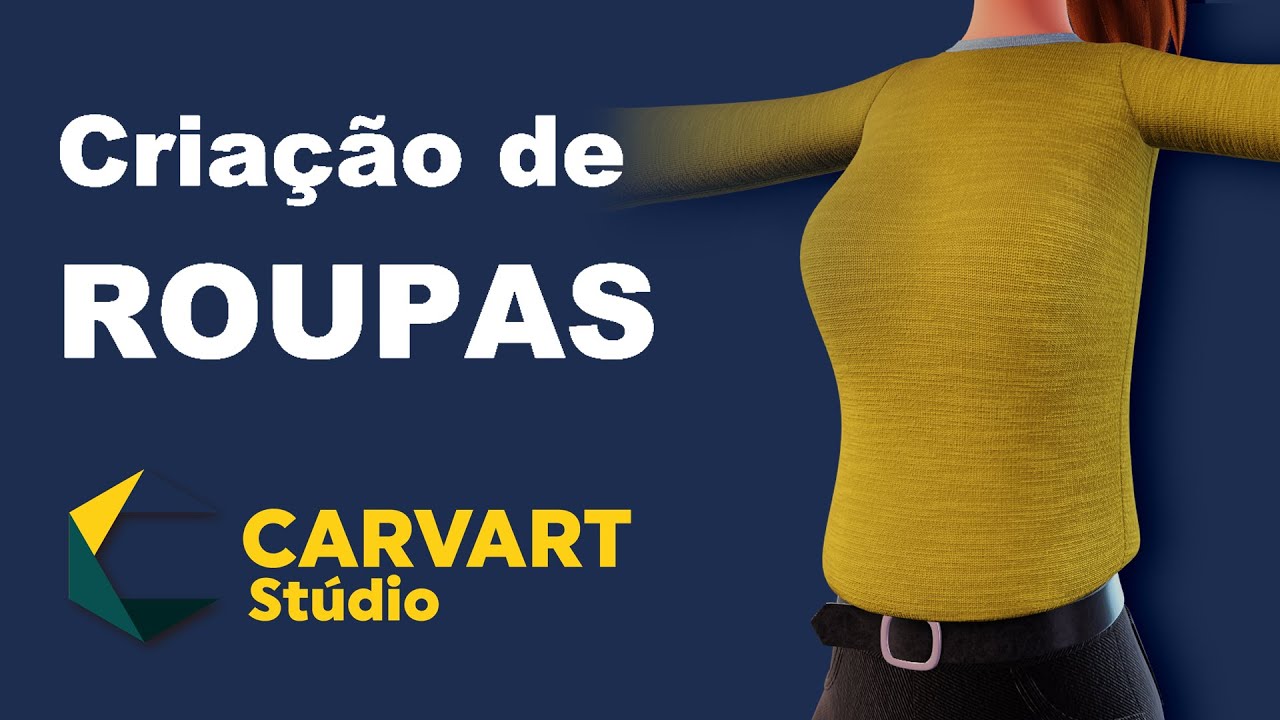 Modelando Roupas 02 - Mini Curso Completo de Criação de Personagens com Blender