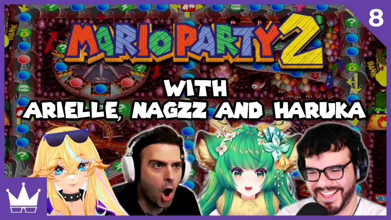 Twitch Livestream | Mario Party 2 w/Arielle, Nagzz & Haruka | Ep 8