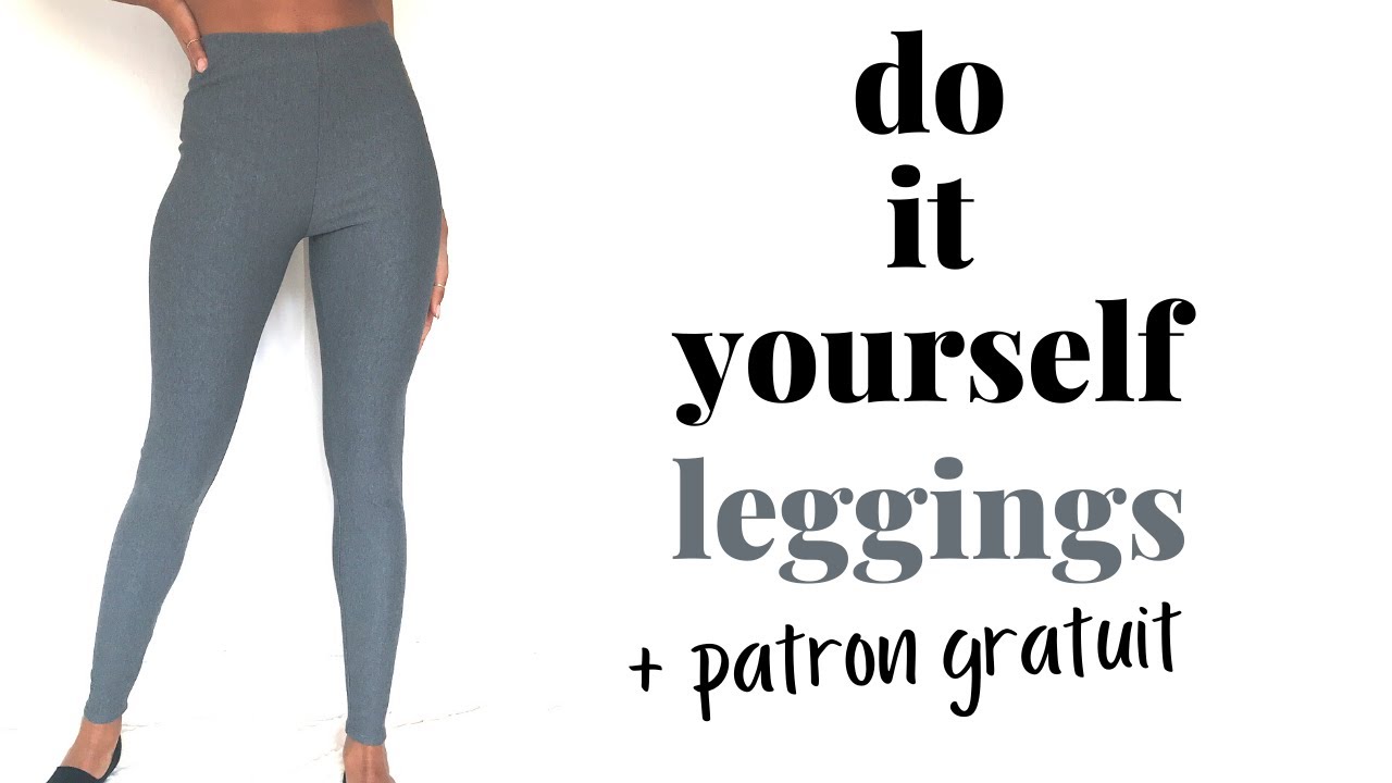 DIY LEGGINGS + PATRON GRATUIT✨ (english subtitles available + free pattern)