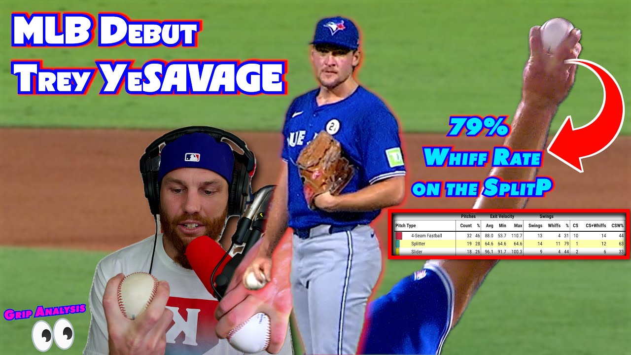 Trey YeSAVAGE MLB Debut Breakdown Feat. NASTY SplitP 🤢