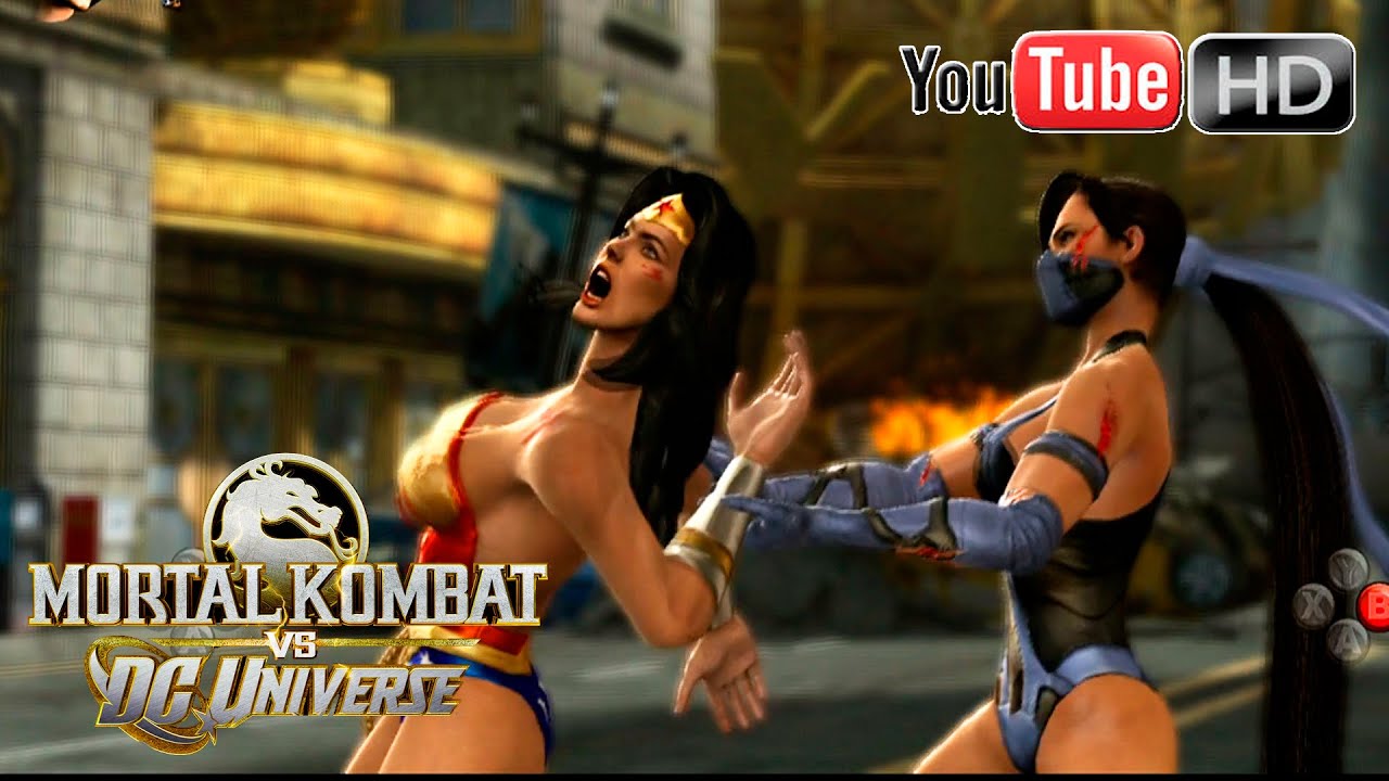 Mortal Kombat VS DC Universe [Xbox 360] - ✪ Wonder Woman Vs Kitana ✪ | Full HD