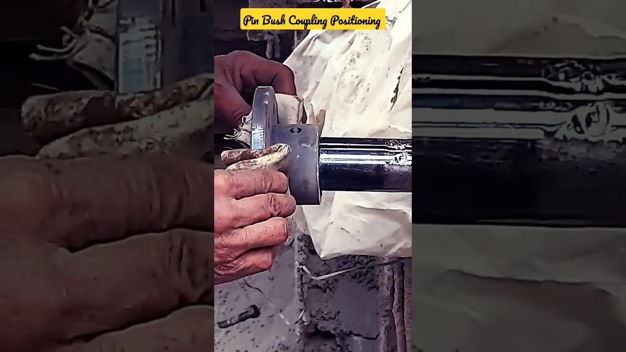 Pin Bush Coupling Positioning #viral #shorts #youtubeshorts #mechanical #technology #cement