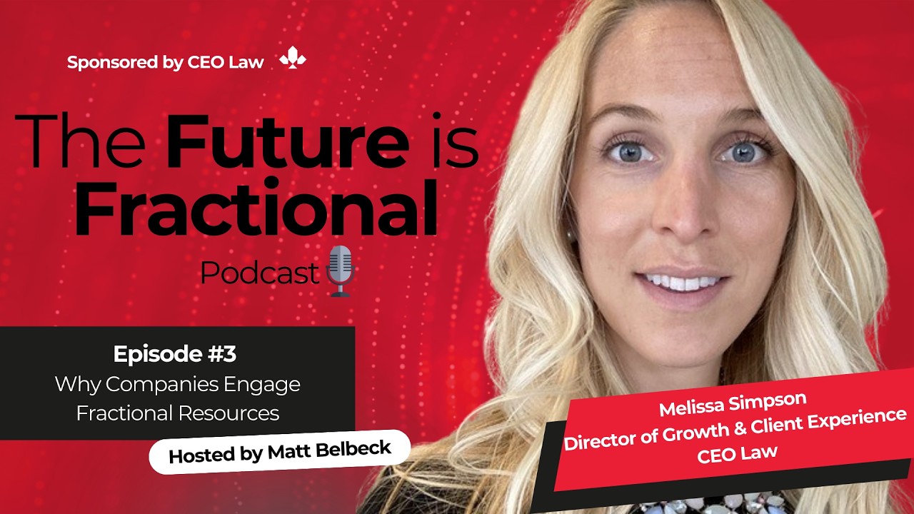 Episode 3 - Why Companies Engage Fractional Resources (Melissa Simpson)