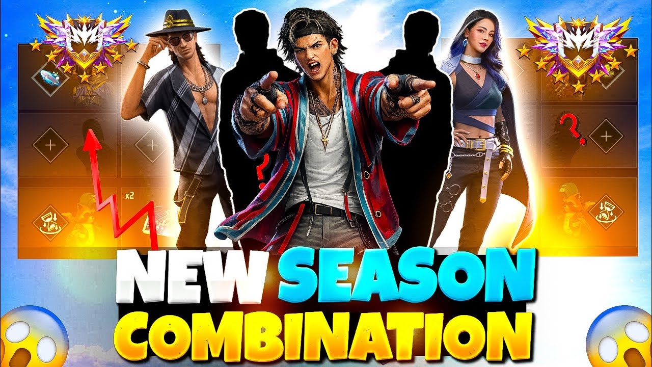 (  NEW SEASON ) TOP 3 SECERT 💀 | br rank best character combination | best skill combination br rank