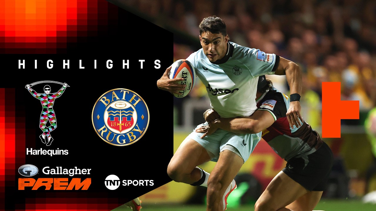 MAGICAL OPENING NIGHT WIN! 🤩 | Harlequins vs Bath | Gallagher PREM Rugby Highlights
