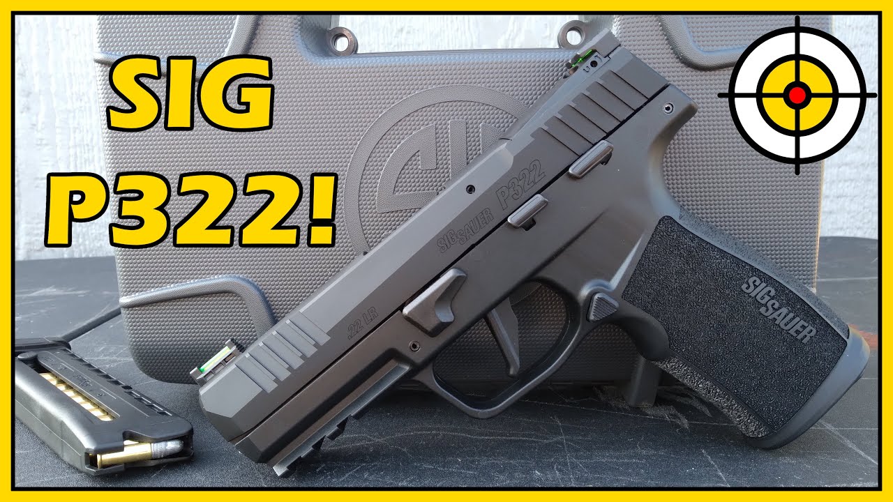 NEW SIG P322 .22lr! Is It REALLY That Good? Unboxing, Range Review & First Shots!