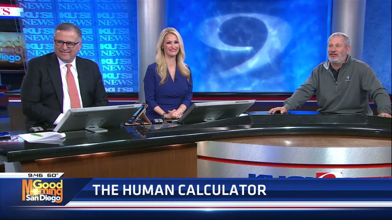 Scott Flansburg, The Human Calculator, on Good Morning San Diego
