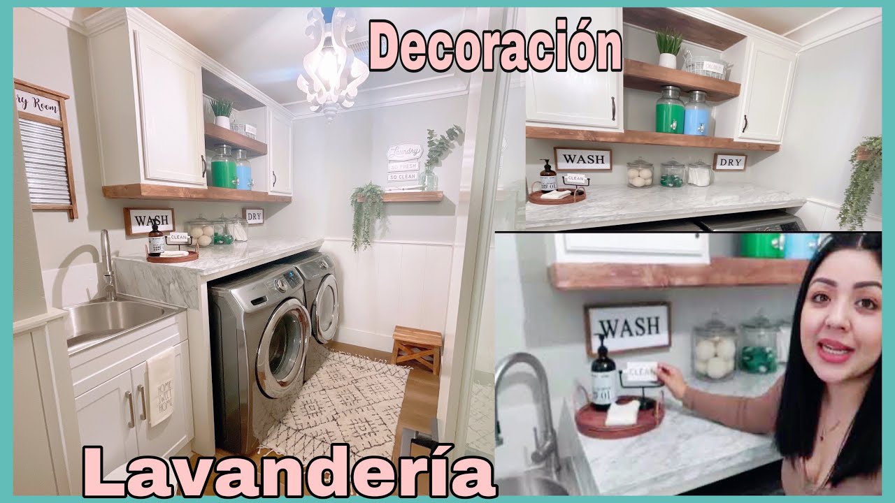 Decoración De Mi Lavandería Que Me Hizo Mi Esposo 💕 Laundry Room Decor 2021