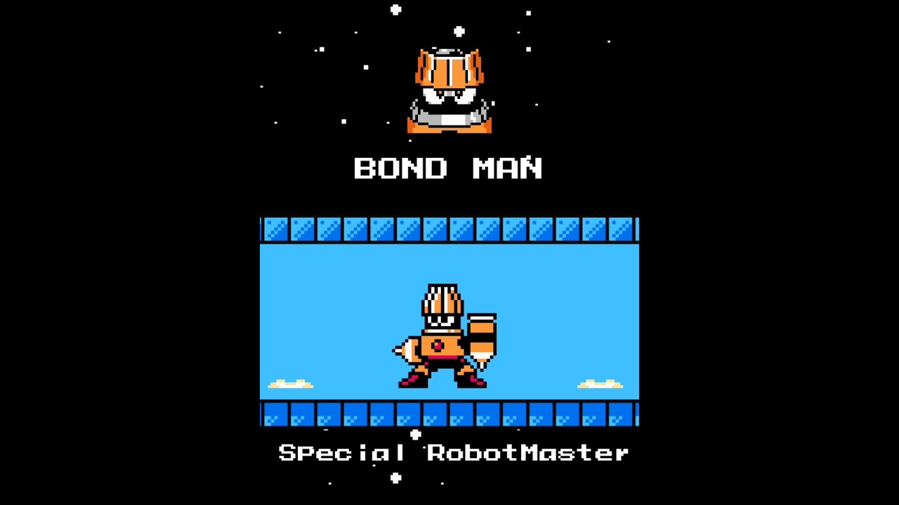 Bond Man Custom Intro #megaman #animation #spritesanimation