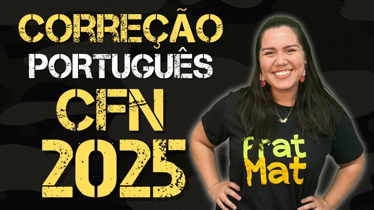 CORREÇÃO DA PROVA DE CFN 2025(FUZILEIROS NAVAIS)-PORTUGUÊS