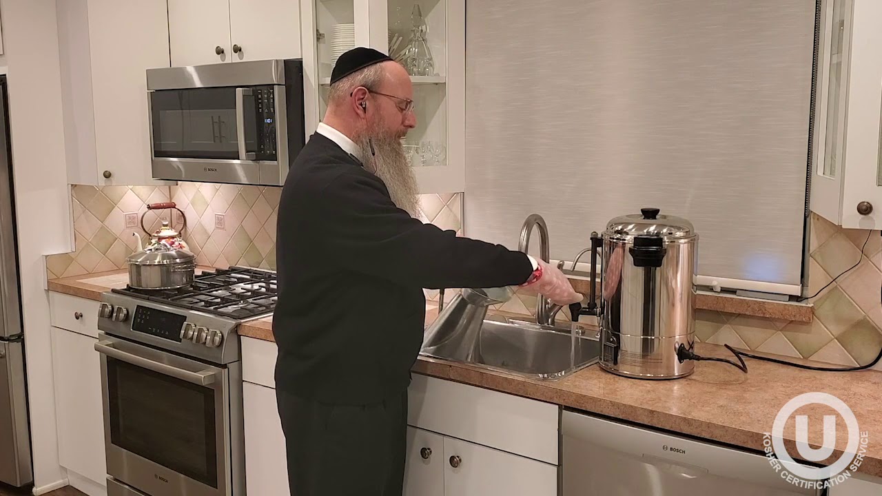 How To Kasher a Kitchen Sink & Urn for Passover- Episode 6