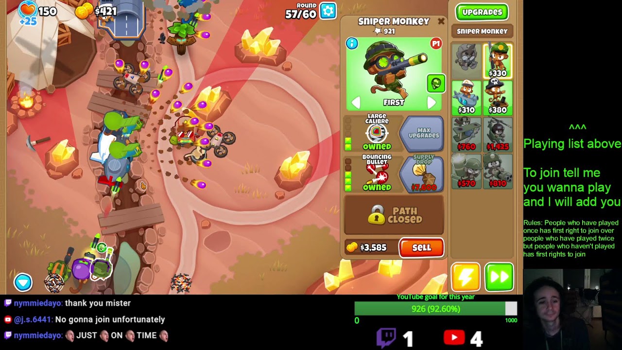 Bloons td 6 (Part 138) With viewers