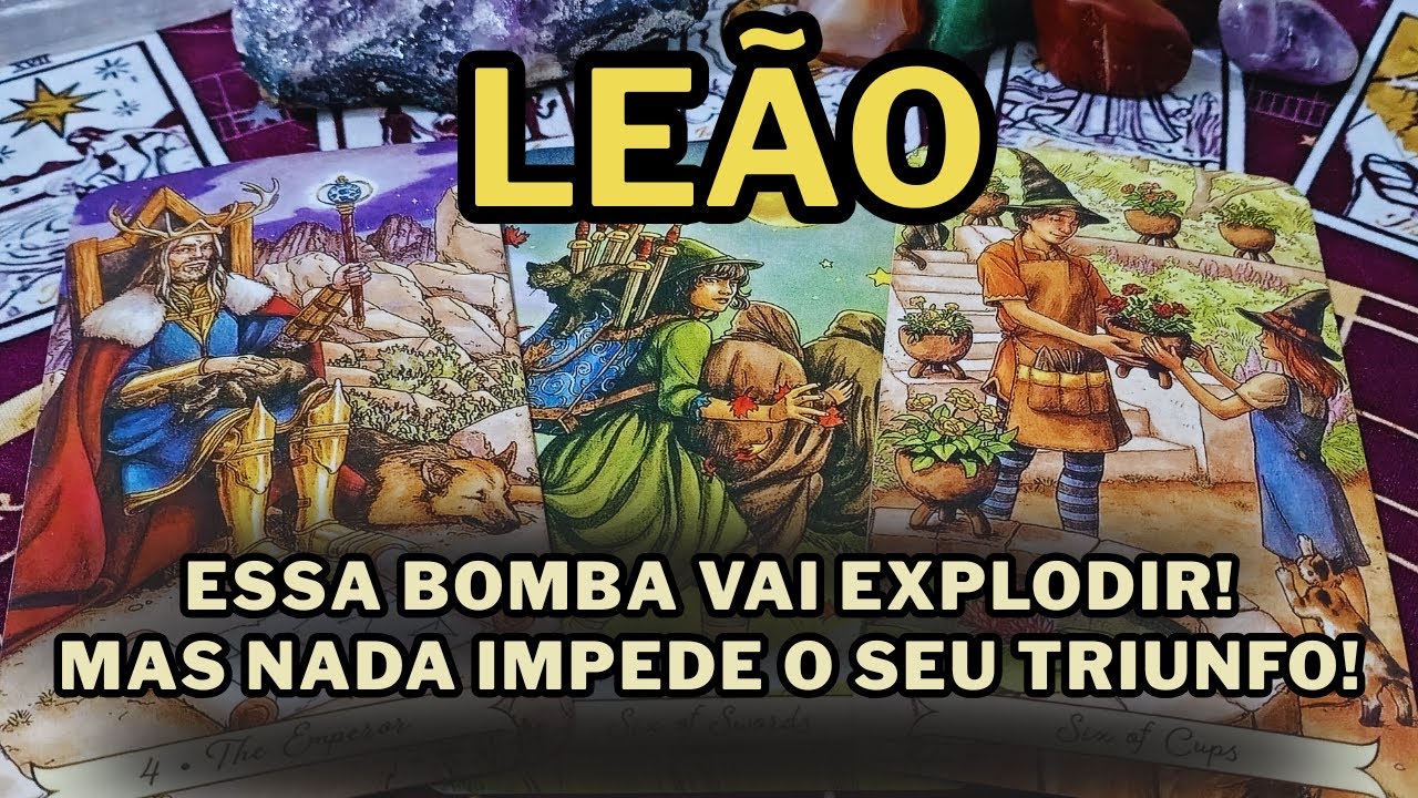 ♌LEÃO UMA REVELAÇÃO MUDA TUDO NO SEU CAMINHO... 