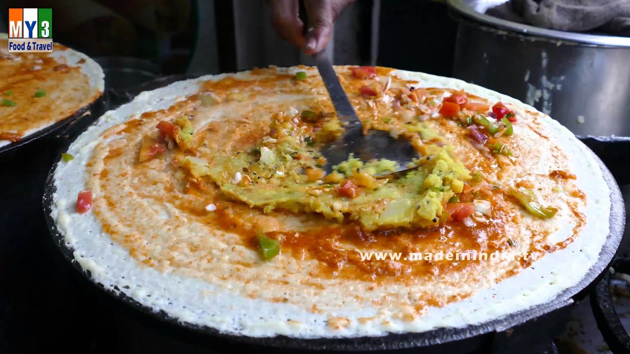 Cheese Masala Dosa Recipe | Flavors of Mumbai | How to make Cheese Dosa street food
