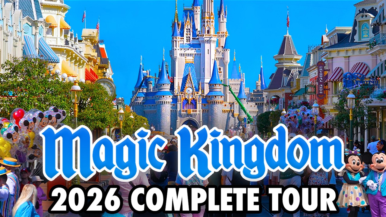 Magic Kingdom 2026 - Walkthrough & Rides at Walt Disney World [4K]