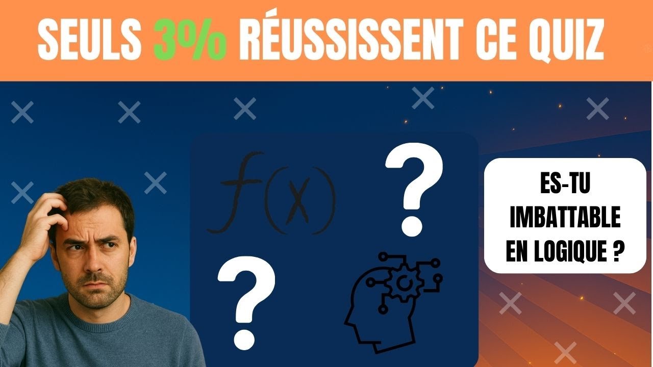 Seuls 3 % réussissent ce quiz de logique rapide ! Peux-tu battre le test ?
