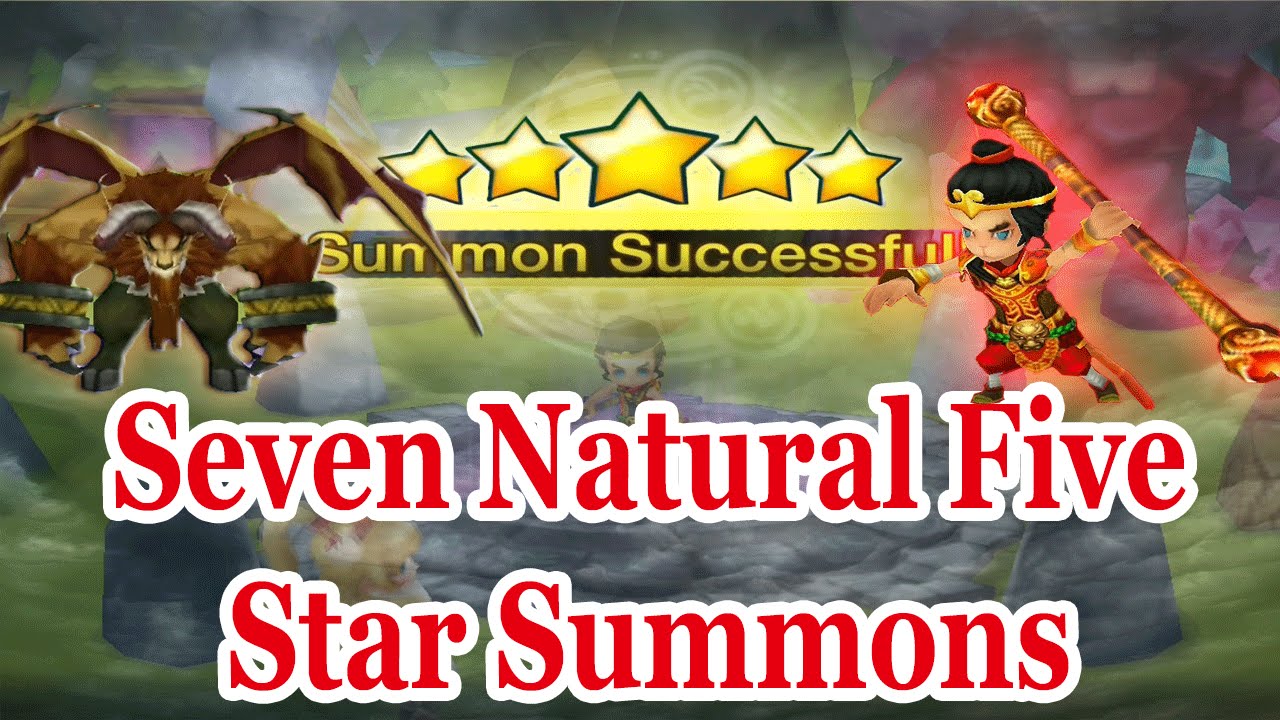 Summoners War: 7 Natural 5 Star Summons!!!