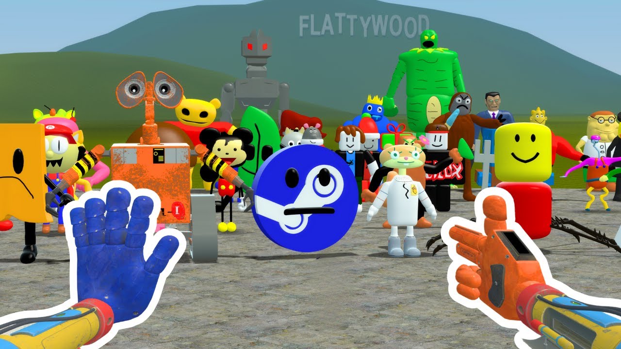 I Equipped With Grab Pack v2 From Poppy Playtime 3 vs All New 3D Memes Nextbot In Garry's Mod