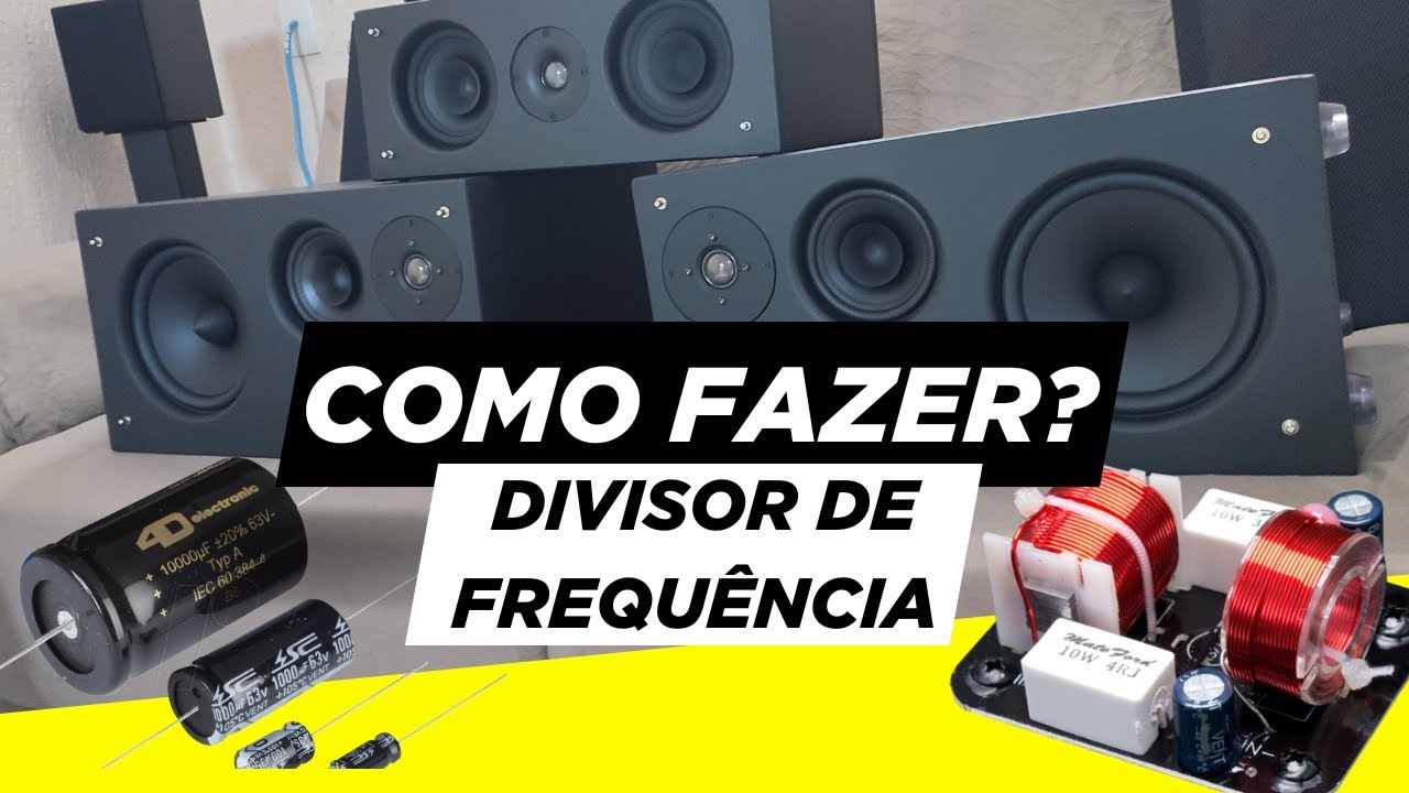 Aprenda Como Fazer Divisor De Frequência 3 Vias / Grave Médio Agudo  /  Indutores 1° Parte