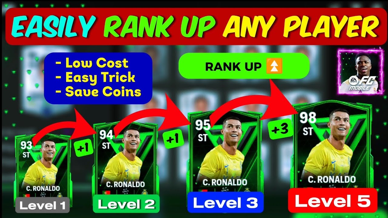 How To Easily RANK UP Any Players | FC Mobile | Cheapest Method