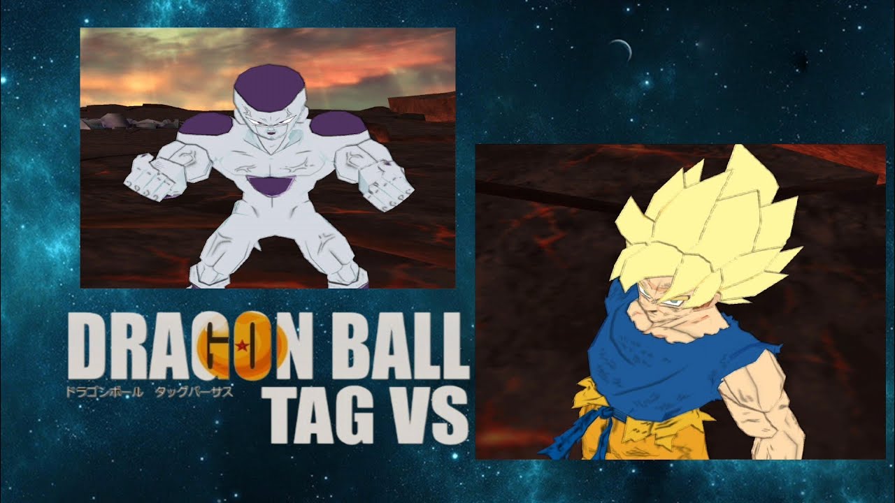 Goku medio ssj vs Freezer full power (ttt mod) Tag vs gameplay