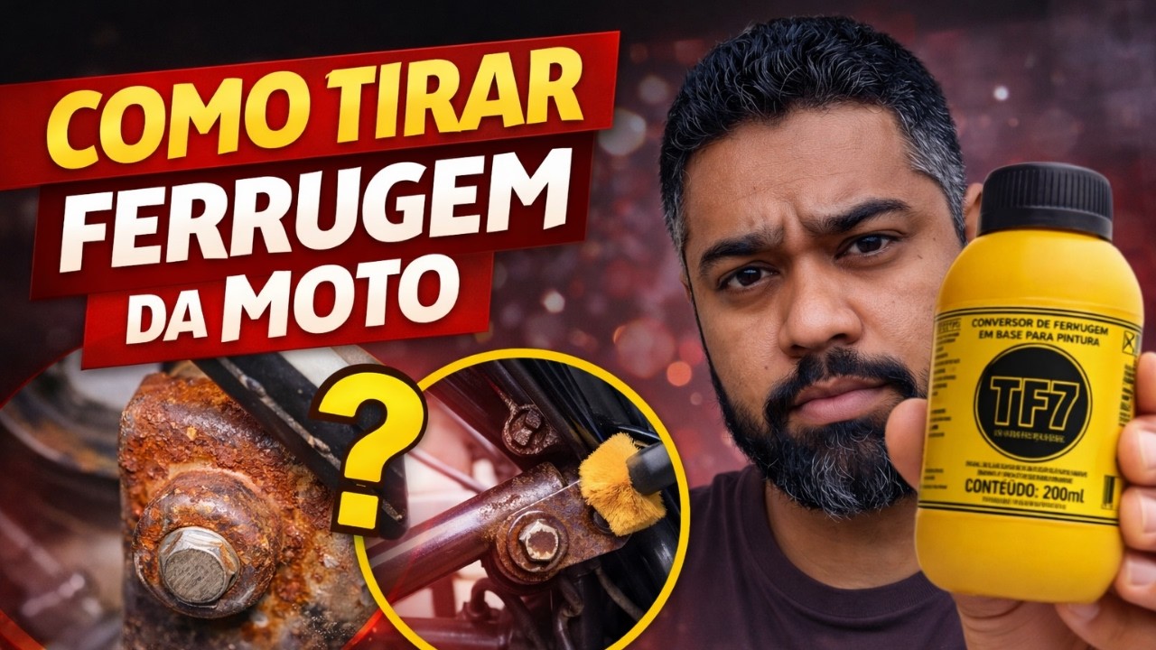 COMO TIRAR A FERRUGEM DA MOTO - Você conhece esse produto?
