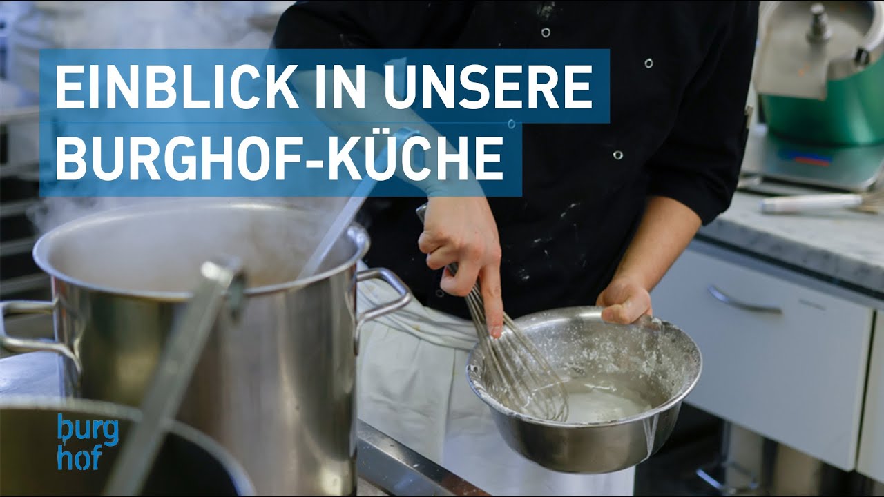 Einblick in unsere Burghof-K&uuml;che