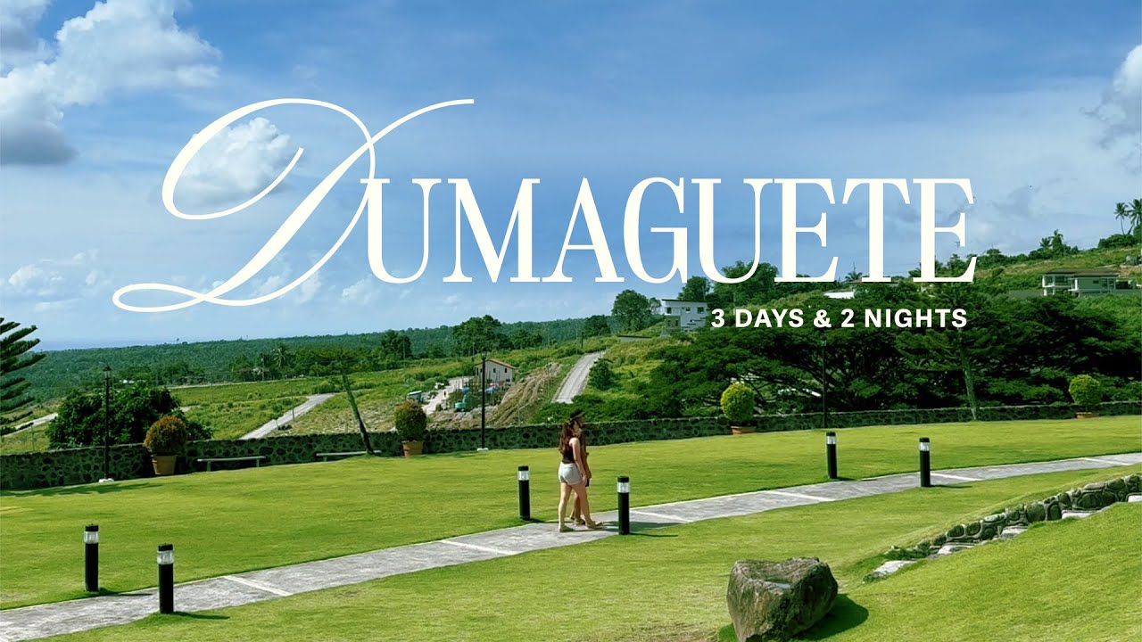DUMAGUETE VLOG | Apo island, casaroro falls & pulangbato falls ♡