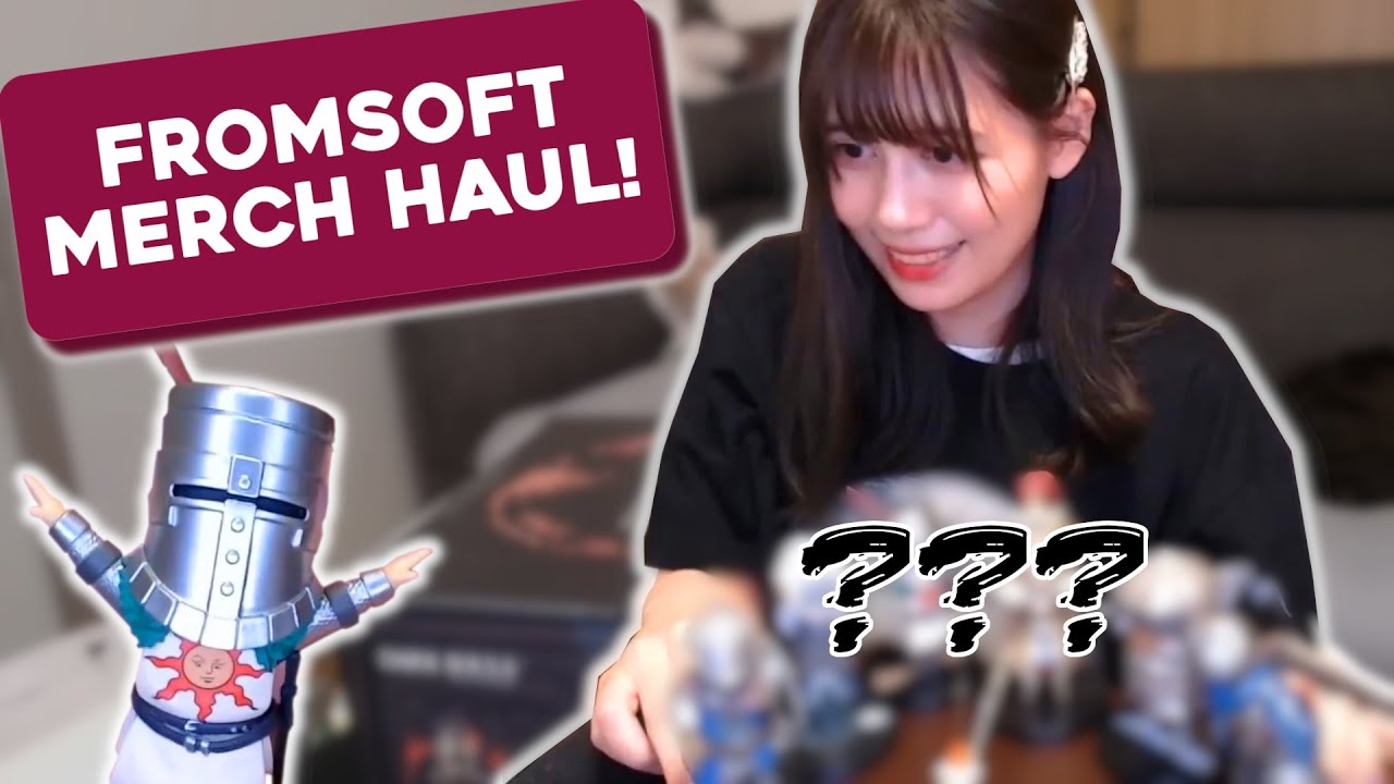 Misumi Geeks Out Over Her New Fromsoft Merch [Misumi Yuka]