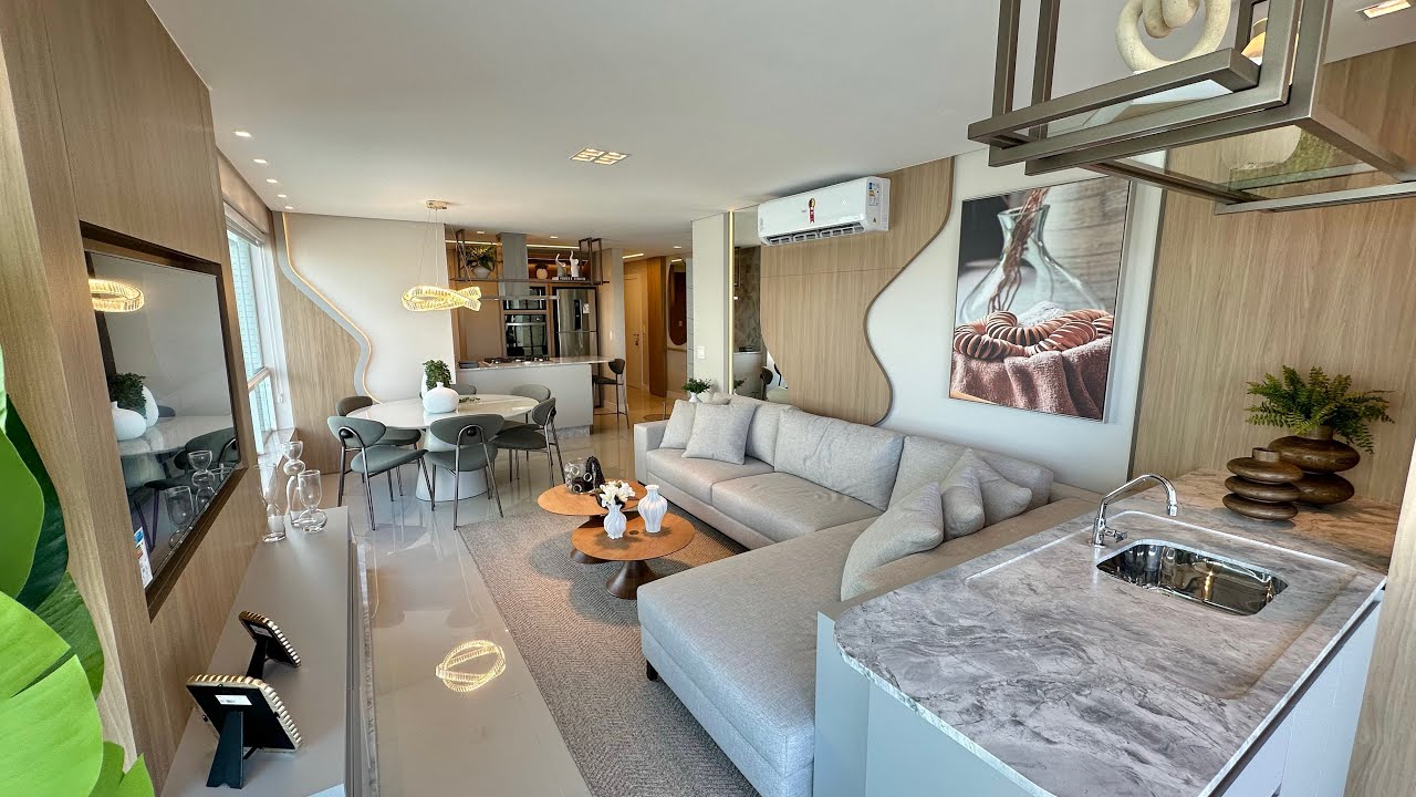 LUXO E INFRAESTRUTURA DE RESORT, 3 DORMITÓRIOS MOBILIADO E DECORADO A VENDA EM CAPÃO DA CANOA!