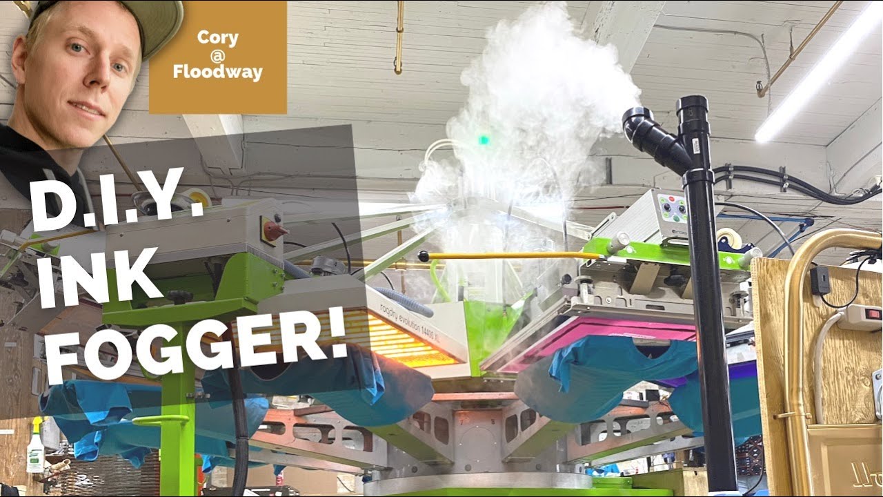 SHOP HACK for Waterbased Inks - DIY Ink Fogger #screenprinting