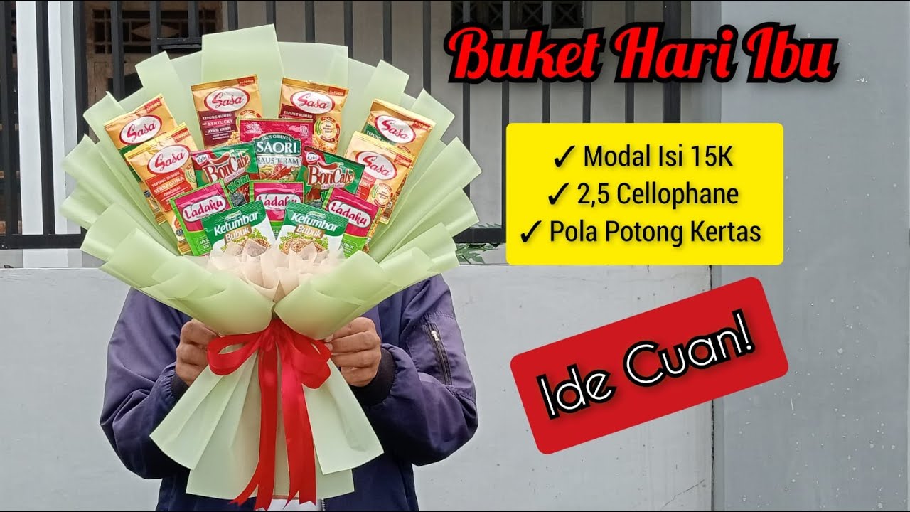 Cara Membuat Buket Bumbu Untuk Hari Ibu | Ide Buket Hari Ibu Low Budget