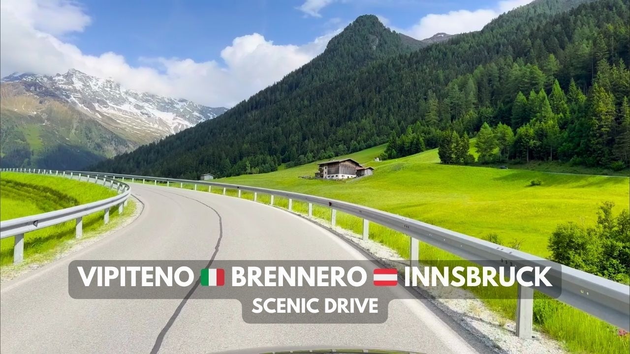 Vipiteno 🇮🇹 Brennero 🇦🇹 Innsbruck | + Detours to Valsertal & Navistal | 4K HDR | Tirol, Austria
