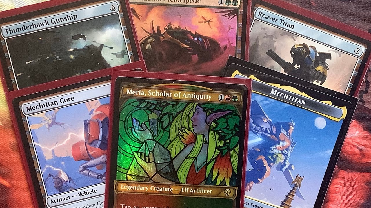 Command the fleet! Greasefang, hold my beer, I got this! Meria’s Gruul Vehicles, Midrange! #EDH #MTG