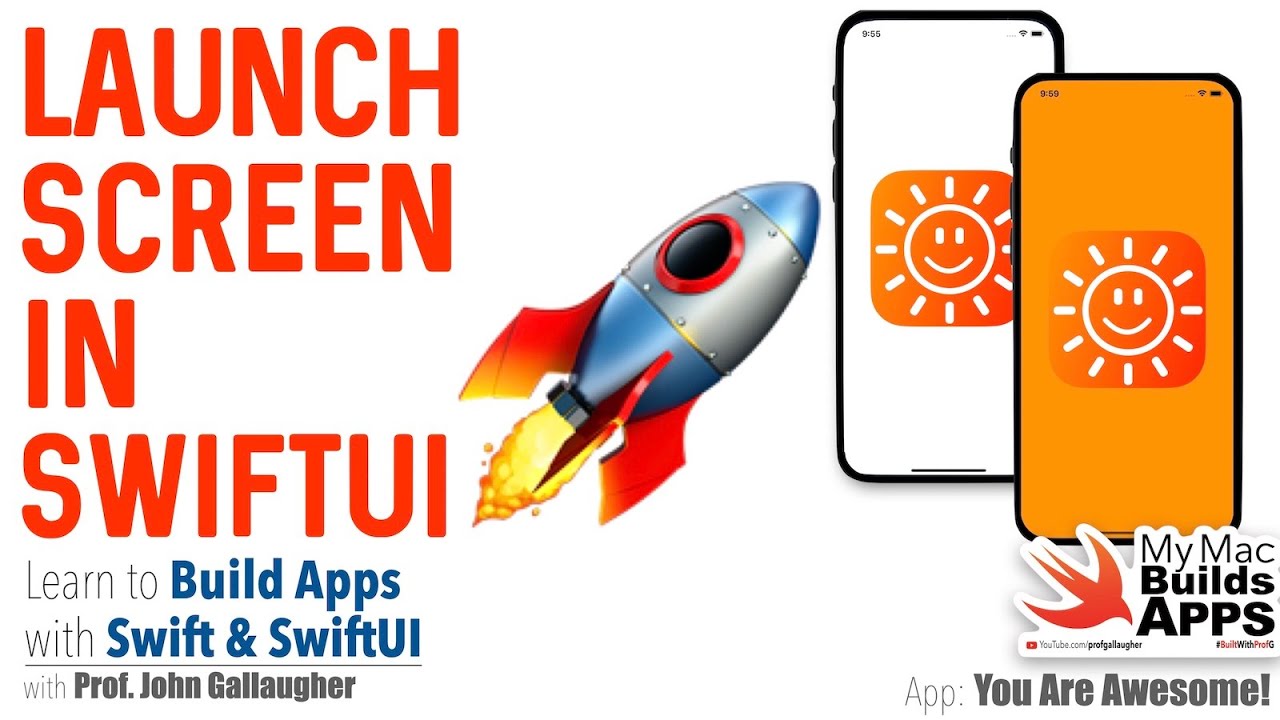 Ch. 1.19 Easily Add a Launch Screen to your SwiftUI App (2025)