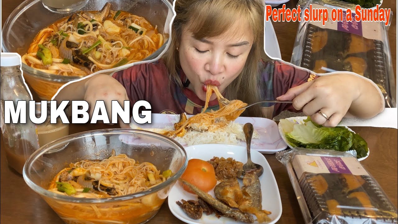 SARDINES,ODONG AND MISUA | MUKBANG! SOME BENEFITS OF EATING USING HANDS WHICH WILL SURPRISE YOU!