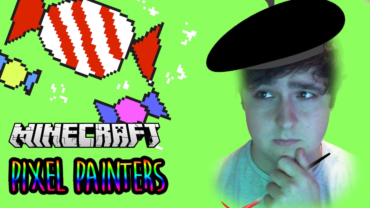 CANDY EYES! Minecraft Pixel Painters