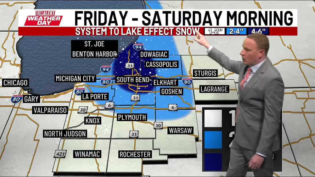 First Alert Weather Day Friday to Saturday Morning