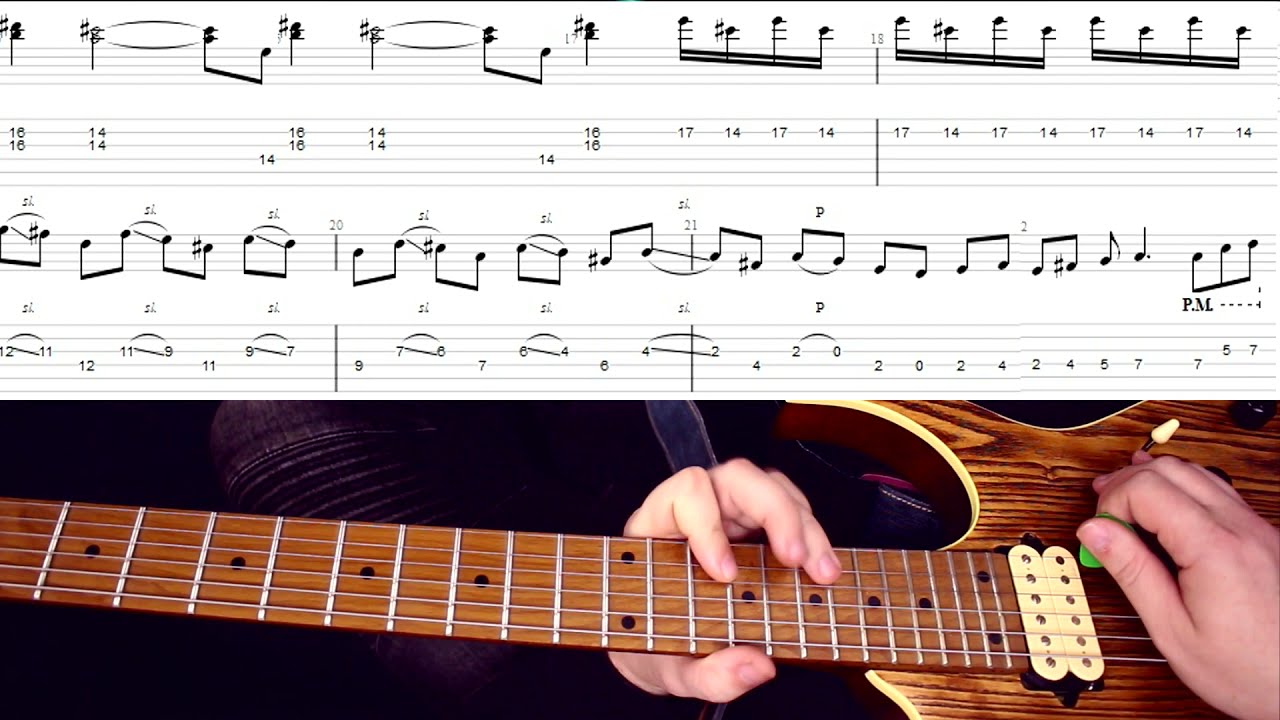Воссоздаём соло Metallica - The Frayed Ends of Sanity. Разбор.