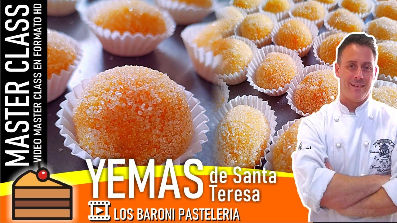 YEMAS de Santa Teresa 😋 SOLO 3 ingredientes 🐣 | LOS BARONI | DULCE de lujo 💎 YEMITAS