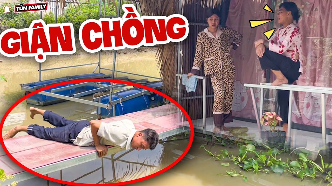 Giận Chồng Tối Ngày Say Xỉn, Thúy Liễu Ném Thẳng Xuống Sông - Tủn Family