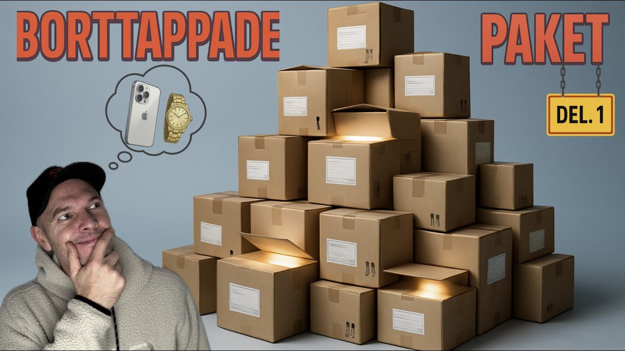 BORTTAPPADE PAKET! 